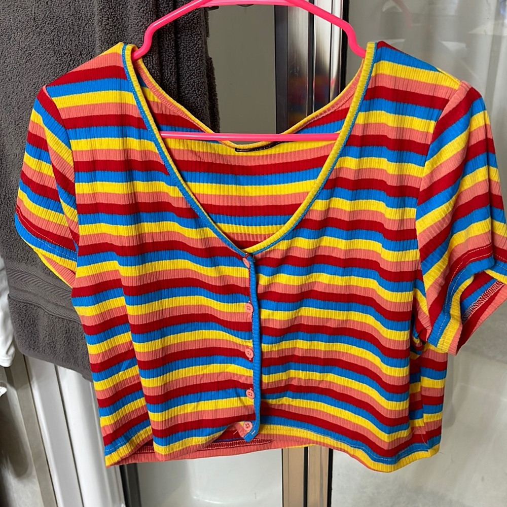 Rainbow Crop Top